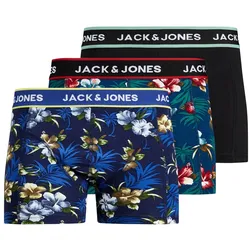 Jack & Jones Trunk Unterhosen Trunks 3 Pack Unterhosen Shorts JACFLOWER