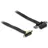 DeLock Riser Karte PCI Express x1 Stecker 90° gewinkelt zu x1 Slot mit Kabel 0.6m Schwarz