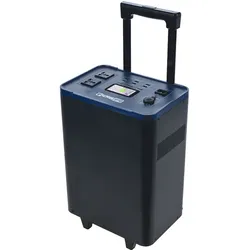 BullMach Elektron 3000 - Tragbare Powerstation mit Rädern - 3000W/2304Wh 3.2V