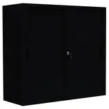 Lüllmann Aktenschrank 109 x 120 x 45 cm Schwarz
