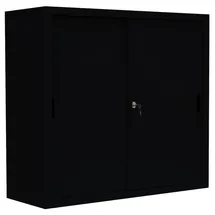 Lüllmann Aktenschrank 109 x 120 x 45 cm Schwarz