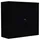 Lüllmann Aktenschrank 109 x 120 x 45 cm Schwarz