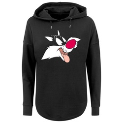 F4NT4STIC Kapuzenpullover Damen Looney Tunes Sylvester with Ladies Oversized Hoody (1-tlg) schwarz M