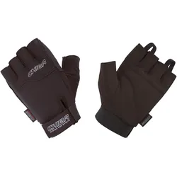 Chiba Leder Fahrrad-Fitnesshandschuh schwarz S