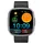knauermann Neo 2 Eckig 42 mm Schwarz Silikonarmband Schwarz