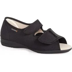 Calzamedi  Hausschuhe SANDALEN 3084 SONDERBREITE  in Schwarz, 36