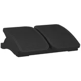 vidaXL Fußstütze Schwarz 43,5x32,5x10,5 cm