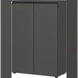 KADIMA DESIGN Stuttgart Aktenschrank 2-türig 3 Ordnerhöhen 0 x 0 x 0 Graphit matt