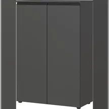 KADIMA DESIGN Stuttgart Aktenschrank 2-türig 3 Ordnerhöhen 0 x 0 x 0 Graphit matt
