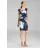 Swing Cocktailkleid Blau 46