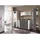 XORA Garderobenpaneel Graphit, Weiß, Holzwerkstoff, 50x207x31 cm, Hutablage, Kleiderstange, Garderobe, Garderobenpaneele, Garderobenpaneele