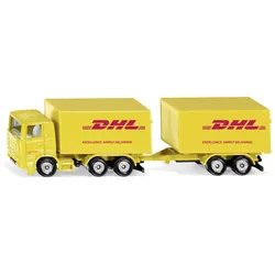 Lkw mit Anhänger DHL Modell von Siku
