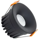 efectoLED LEDKIA LIGHTING led Downlight Einbaustrahler 4W Rund Mini Dimmbar Dim To Warm Ausschnitt ø 45 mm Schwarz