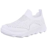 Ital-Design Damen Slipper Weiß 37