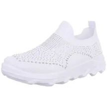 Ital-Design Damen Slipper Weiß 37