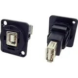 Cliff XLR Adapter USB 2.0 B Buchse auf USB 2.0 A Buchse Adapter, Einbau CP30207N CP30207N Inhalt: 1