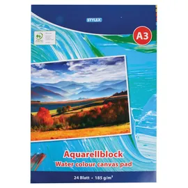 Stylex Aquarellblock A3, 24 Blatt