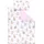 TupTam Kinder Bettwäsche Gemustert 2-Teilig Wendebettwäsche, Farbe: Giraffe/Punkte/Rosa, Größe: 120x90 cm