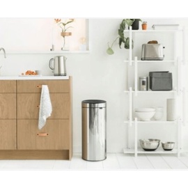 BRABANTIA Touch Bin New 30 l brilliant steel