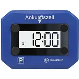 LogiLink Digitale Parkuhr, automatische Aktivierung, 24-Stunden-, Datum und Uhrzeit-Anzeige, SOS-Licht, Blau