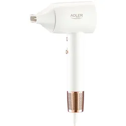 Adler AD 2272 SUPERSPEED Ionen Haartrockner weiß Diffusor LED-Display