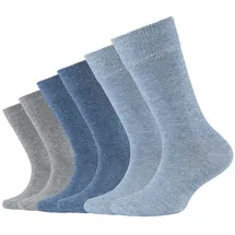 CAMANO Jungen 9300 Socken blau jeans mix), 23-26