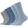 CAMANO Jungen 9300 Socken blau jeans mix), 23-26
