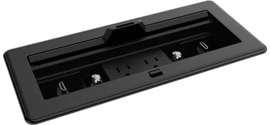 Crestron FlipTop FT2 Series flush mount box (horizontal) - 1200 size mechanical pass-through lid