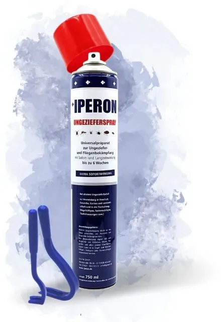 750 ml IPERON® Ungezieferspray + Zeckenhaken
