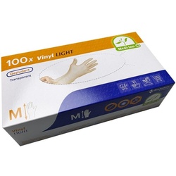 Papstar Einmalhandschuhe Vinyl M braun