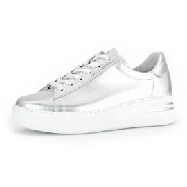 Gabor Damen Schnürschuh in silber 38