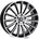 Keskin Keskin Turbo 5 x 19 5 x MB72 6 schwarz
