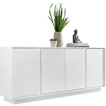 Home Affaire Sideboard Ice 180 x 43 x 79 cm weiß