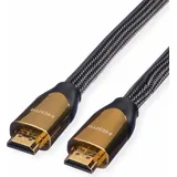 ROLINE Premium HDMI mit Ethernet, ST/ST, schwarz, 2 m