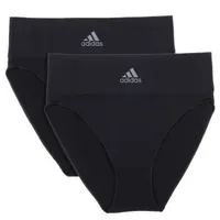 Adidas 2P BOS Smart Micro 720 Seamless Hi Leg Multi Schwarz Polyamid Small Damen