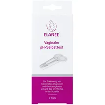 Elanee Vaginaler pH-Selbsttest zur Früherkennung bakterieller Infektionen und Schwangerschaftsvorsorge 2 St.