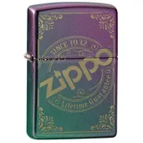 OEM Iridescent Matte Zippo Logo Sturmfeuerzeug