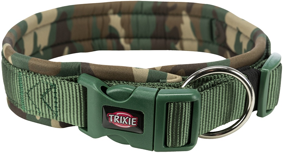 Trixie Premium Halsband extra breite Neopren-Polsterung Größe L: 49–55cm Halsumfang, B25mm Hund