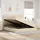 vidaXL LED-Speicherbett 160 x 200 cm Creme