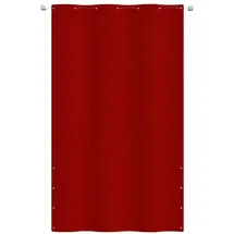 vidaXL Seitenmarkise 140 x 240 cm Rot Polyester 2 St.