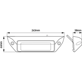 Hella Marine Fms2500 Decksleuchte - White - 2500 Lumina