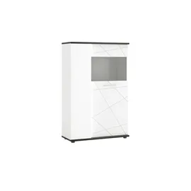 Höffner Highboard ¦ weiß ¦ Maße (cm): B: 92 H: 141 T: 40.0