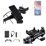 K-S-Trade Smartphone-Halterung für Blackview Oscal Flat 2C, (Handyhalterung das Fahrrad Halter Lenkstange Fahrradhalterung) schwarz
