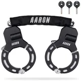 AARON Bolt Handschellenschloss für E-Scooter - Hochsicherheits-Design - Schwarz