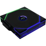 Lian Li UNI FAN TL Wireless LCD Lüfter, ARGB, PWM 120 mm, schwarz