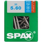 Spax Terrassenschraube, 5 x 60 mm, TX 25 - 50 Stk.