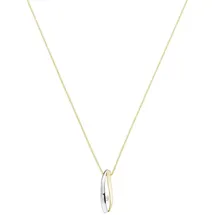 Luigi Merano Goldkette »Kette Anhänger mit Brillant, Gelbgold 585«, goldfarben