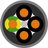 Lapp ÖLFLEX® SMART 108 Steuerleitung 2 x 0.75mm2 Grau 18020099/100 100m