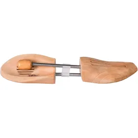 Tectake tectake® 2 Paar Spiral-Schuhspanner, aus Lotusholz, Verhinderung von Gehfalten, gute Luftzirkulation