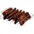 ELUNO Spare-Ribs-Halter 37 x 7 cm Edelstahl Silber
